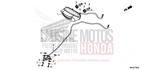 FEU ARRIERE CB650RAK de 2019